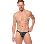 Front view of a model wearing the Dom jockstrap