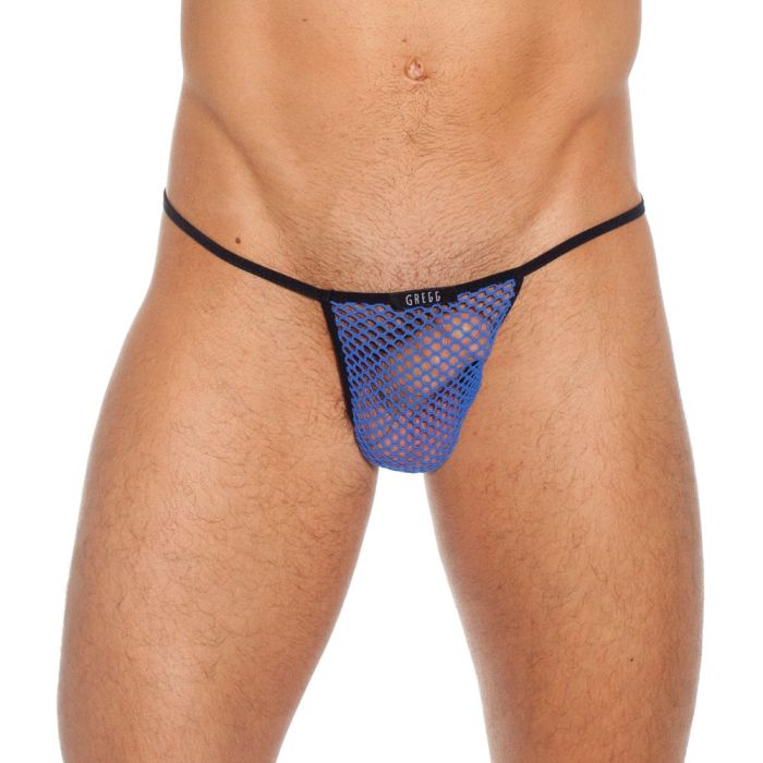 LARGE Gregg Homme Brief Beyond Doubt Mesh Sexy Slip Royal Large 110213 103  —