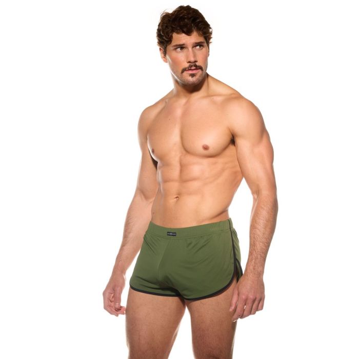  Gregg Homme Mens Yoga Trunk Boxer Brief (Small, Aqua):  Clothing, Shoes & Jewelry